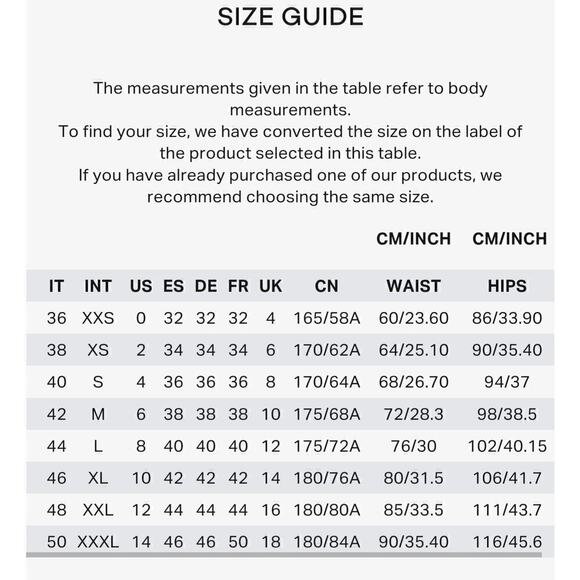 Emporio Armani‎ Women's Solid Mid Rise Straight Leg Dress Pants Navy Size Large - Picture 7 of 9